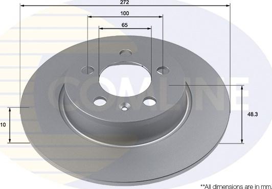 Comline ADC4066 - Disque de frein cwaw.fr