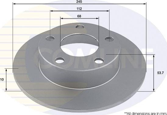 Comline ADC4015 - Disque de frein cwaw.fr