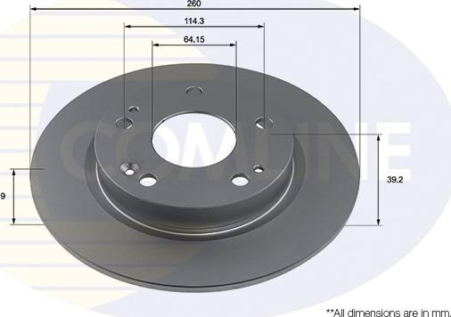 Comline ADC4029 - Disque de frein cwaw.fr