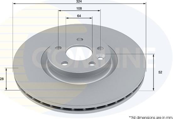 Comline ADC5057V - Disque de frein cwaw.fr