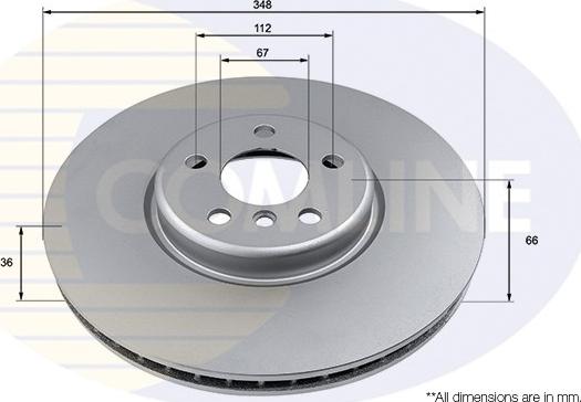 Comline ADC5029VL - Disque de frein cwaw.fr