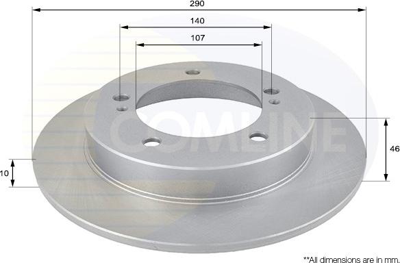 Comline ADC0902 - Disque de frein cwaw.fr