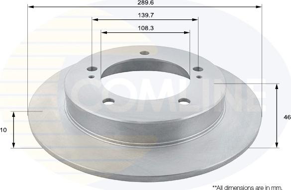 Comline ADC0933 - Disque de frein cwaw.fr