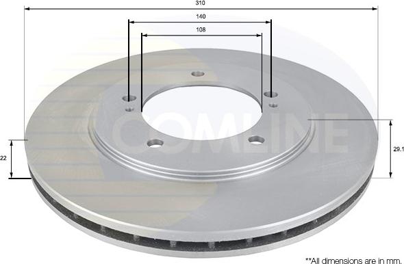 Comline ADC0921V - Disque de frein cwaw.fr