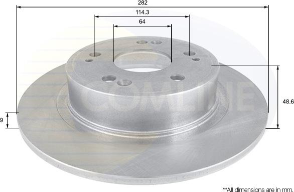 Comline ADC0559 - Disque de frein cwaw.fr