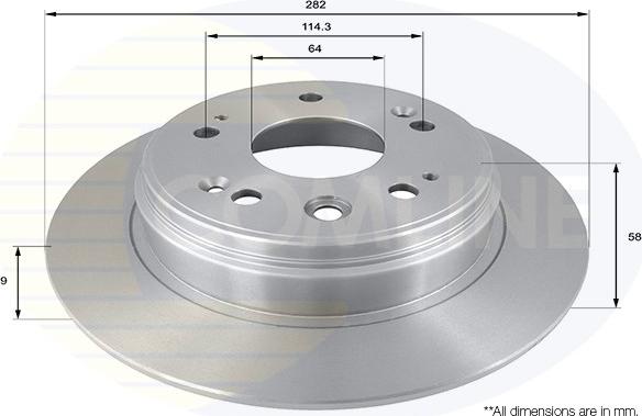 Comline ADC0562 - Disque de frein cwaw.fr