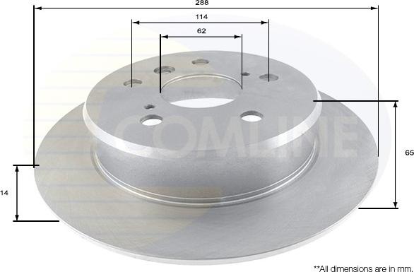 Comline ADC0147 - Disque de frein cwaw.fr