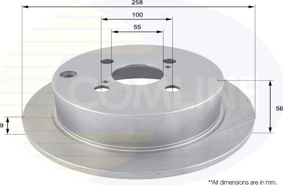 Comline ADC01115 - Disque de frein cwaw.fr