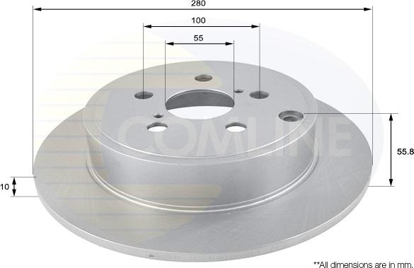 Comline ADC01111 - Disque de frein cwaw.fr