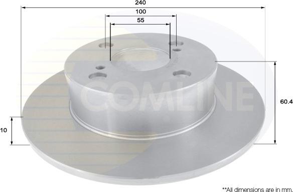 Comline ADC01131 - Disque de frein cwaw.fr