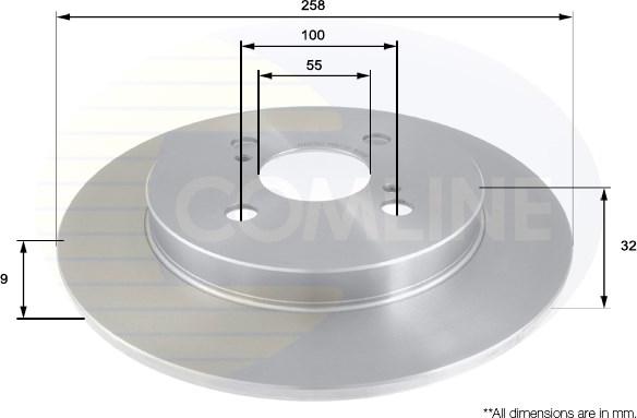 Comline ADC01127 - Disque de frein cwaw.fr