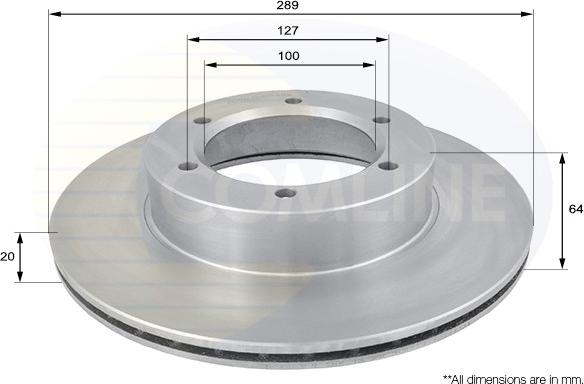 Comline ADC0173V - Disque de frein cwaw.fr