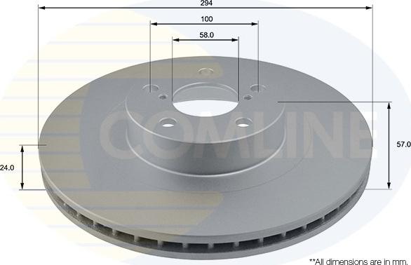 Comline ADC0814V - Disque de frein cwaw.fr