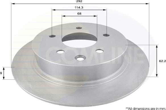 Comline ADC0275 - Disque de frein cwaw.fr