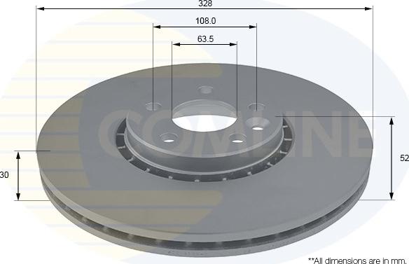 Comline ADC1916V - Disque de frein cwaw.fr