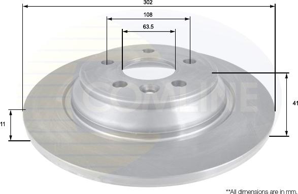 Comline ADC1922 - Disque de frein cwaw.fr