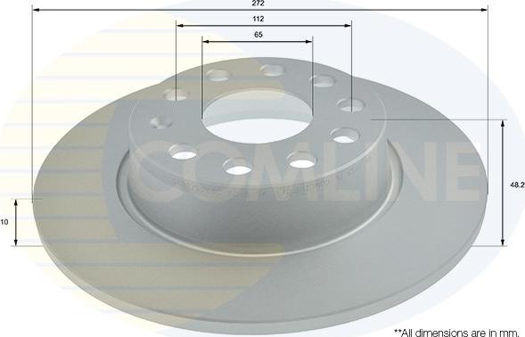 Comline ADC1497 - Disque de frein cwaw.fr