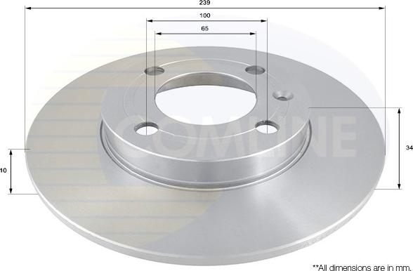 Comline ADC1442 - Disque de frein cwaw.fr