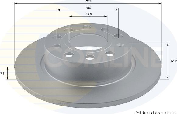 Comline ADC1457 - Disque de frein cwaw.fr