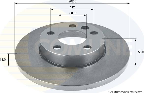 Comline ADC1464 - Disque de frein cwaw.fr