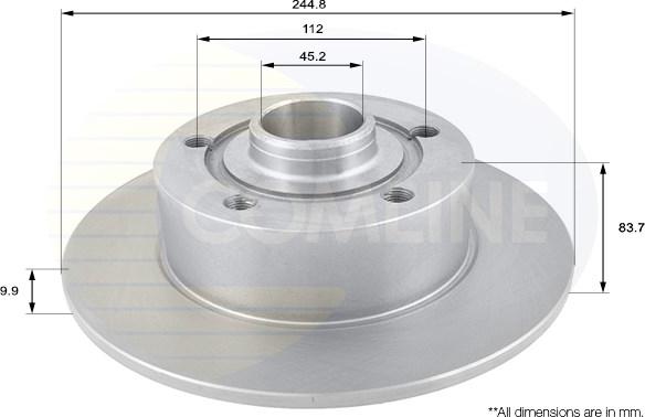 Comline ADC1419 - Disque de frein cwaw.fr