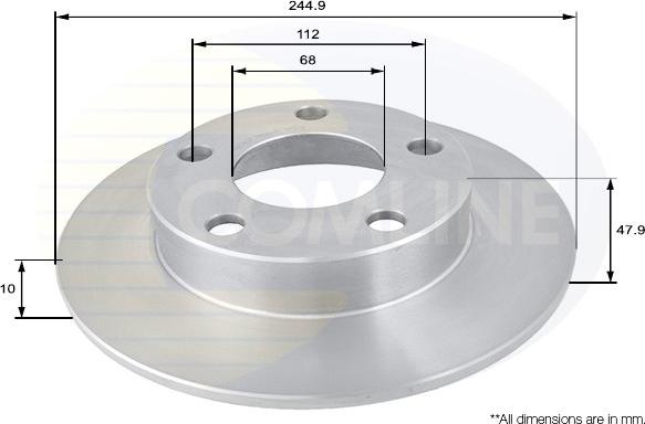 Comline ADC1437 - Disque de frein cwaw.fr