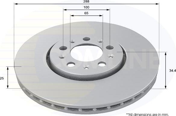 Comline ADC1420V - Disque de frein cwaw.fr