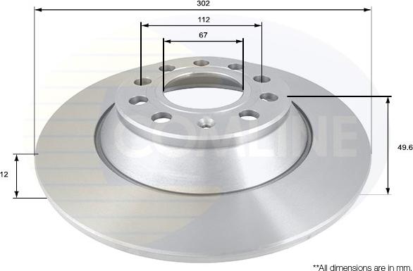 Comline ADC1471 - Disque de frein cwaw.fr