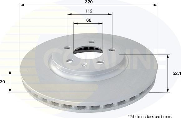 Comline ADC1477V - Disque de frein cwaw.fr