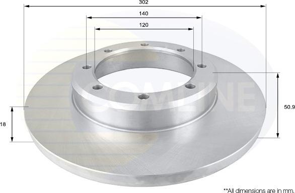 Comline ADC1598 - Disque de frein cwaw.fr