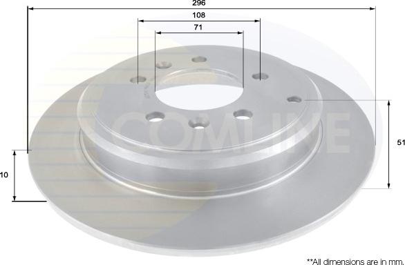 Comline ADC1549 - Disque de frein cwaw.fr