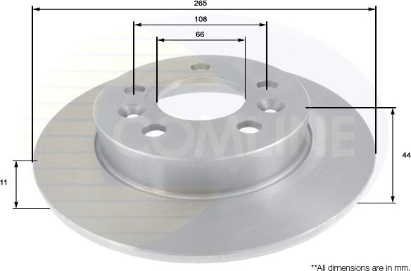 Comline ADC1541 - Disque de frein cwaw.fr