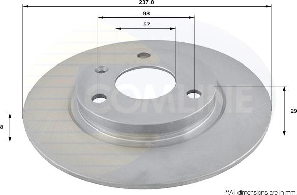 Comline ADC1501 - Disque de frein cwaw.fr