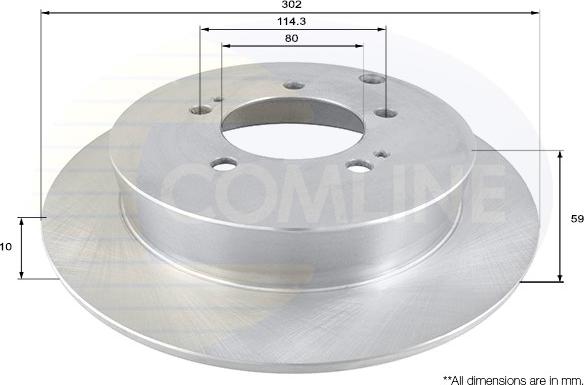 Comline ADC1586 - Disque de frein cwaw.fr