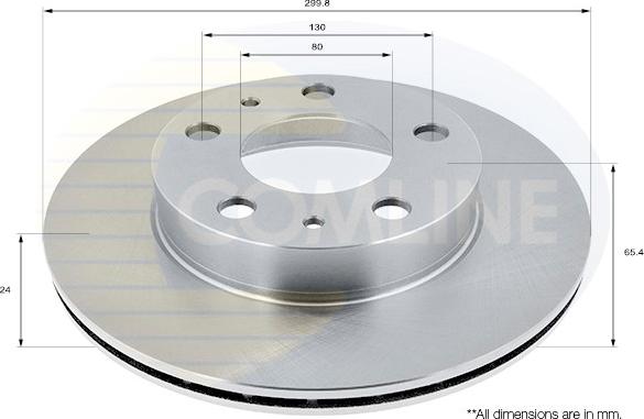 Comline ADC1536V - Disque de frein cwaw.fr