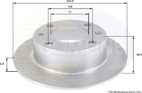 Comline ADC1529 - Disque de frein cwaw.fr