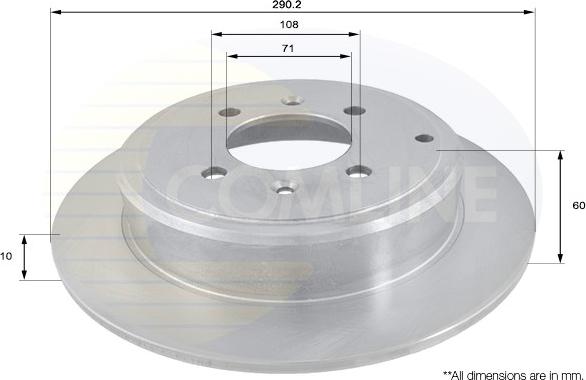 Comline ADC1524 - Disque de frein cwaw.fr