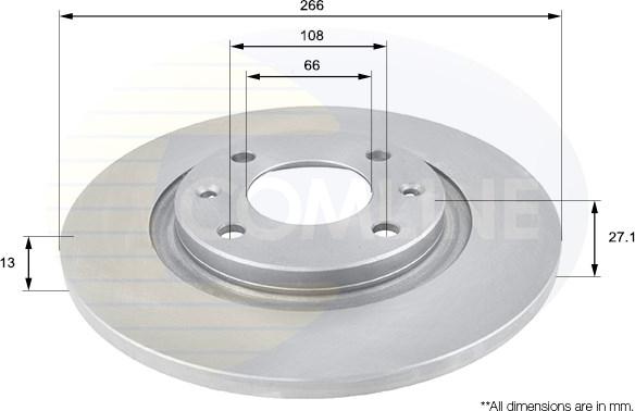 Comline ADC1521 - Disque de frein cwaw.fr