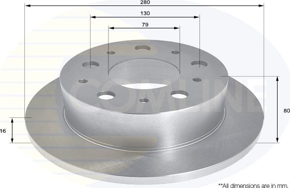 Comline ADC1578 - Disque de frein cwaw.fr