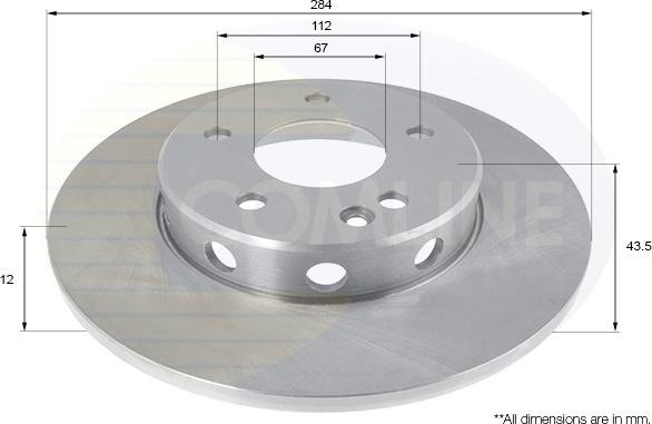 Comline ADC1604 - Disque de frein cwaw.fr