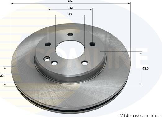 Comline ADC1602V - Disque de frein cwaw.fr