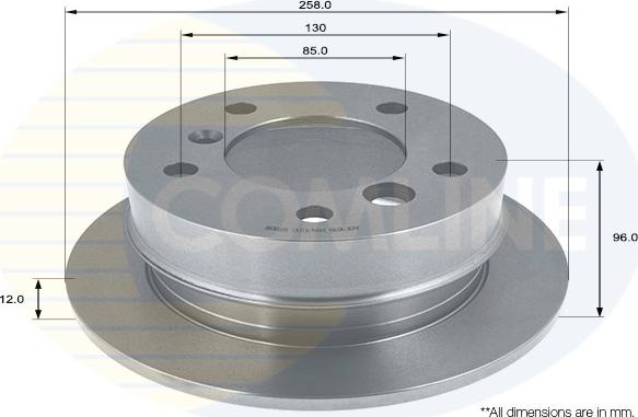 Comline ADC1619 - Disque de frein cwaw.fr