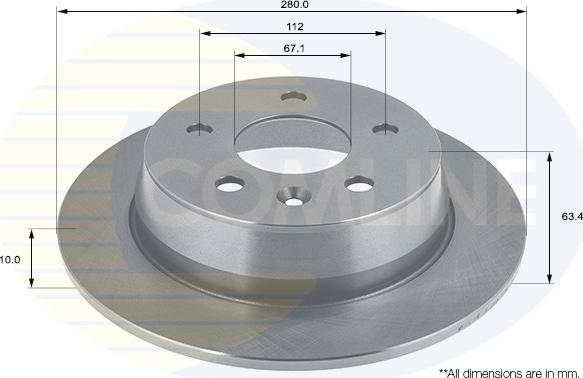 Comline ADC1613 - Disque de frein cwaw.fr