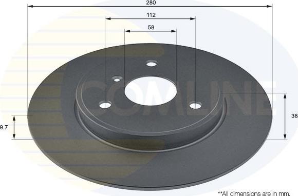 Comline ADC1681 - Disque de frein cwaw.fr