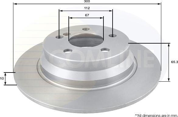 Comline ADC1625 - Disque de frein cwaw.fr