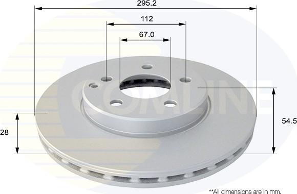 Comline ADC1623V - Disque de frein cwaw.fr