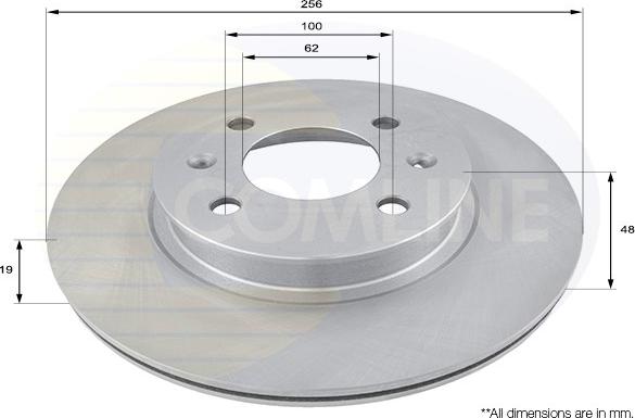 Comline ADC1043V - Disque de frein cwaw.fr