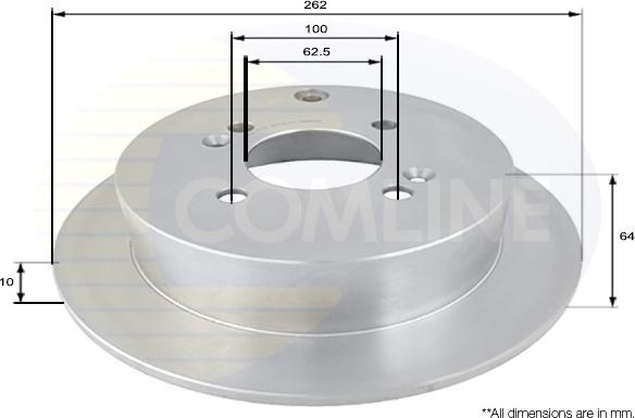 Comline ADC1078 - Disque de frein cwaw.fr