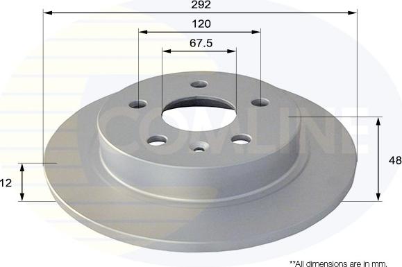 Comline ADC1145 - Disque de frein cwaw.fr