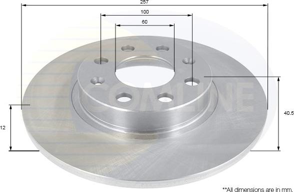 Comline ADC1140 - Disque de frein cwaw.fr